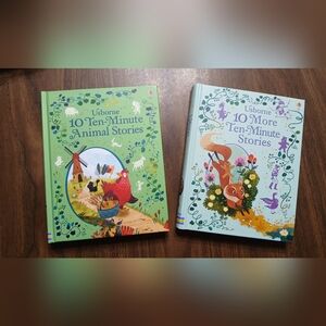 Usborne 10 Ten-Minute Animal Stories Hardcover - Green
